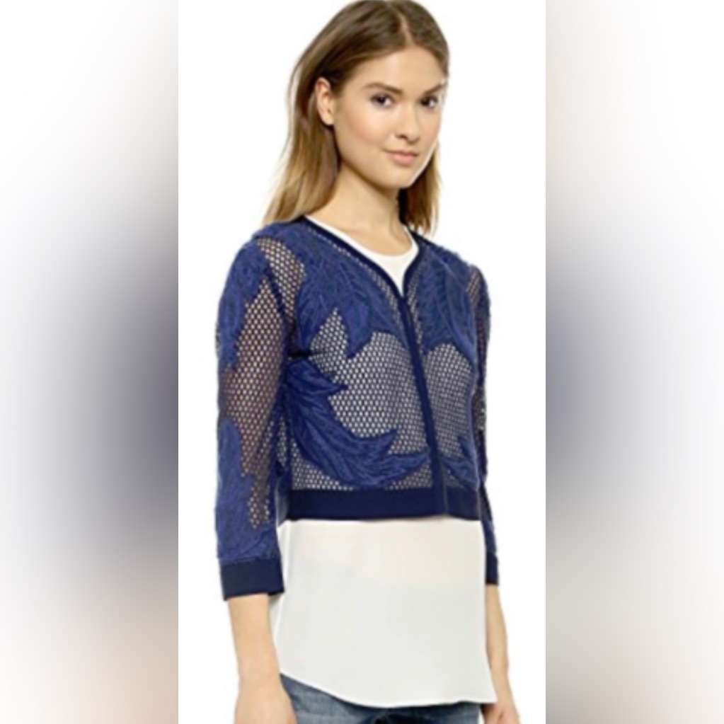 Rebecca Minkoff Raine Jacket In Indigo